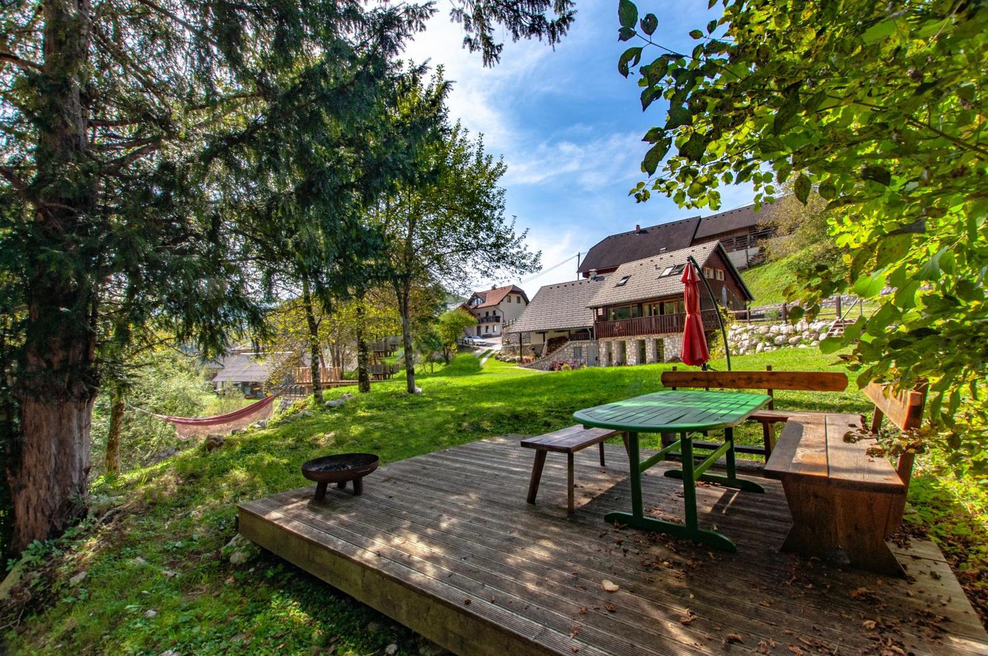Ferienwohnung Bohinj Barn Exterior foto